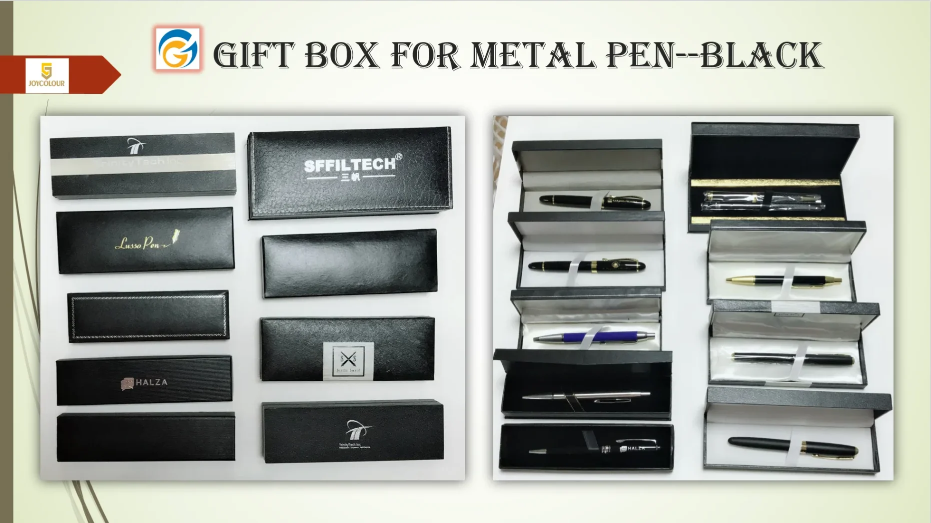 Collection of marker pens in different colors