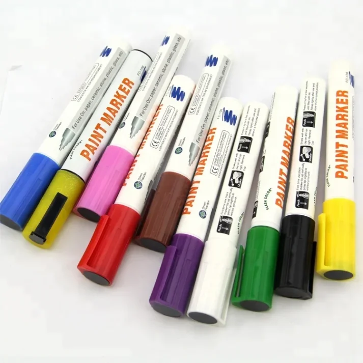 High-quality marker pens in assorted colors