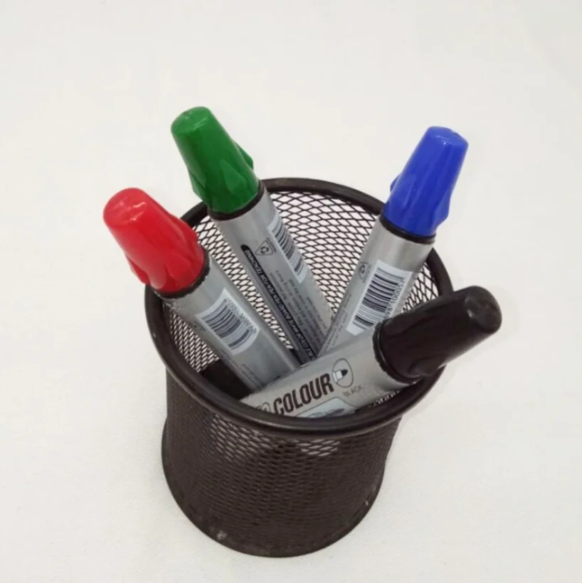 Set of colorful marker pen designs for creative projects.