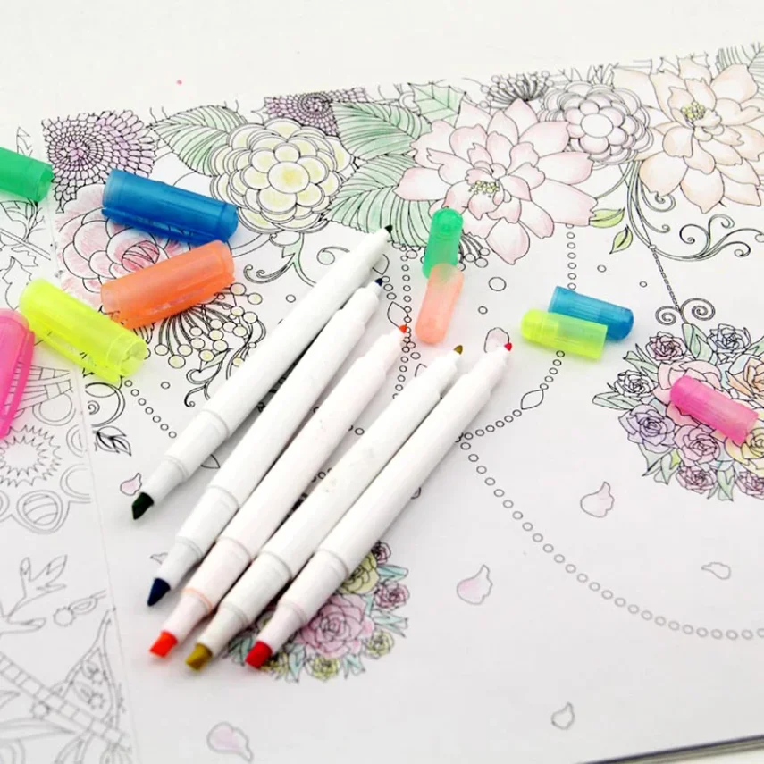 Professional markers kit for detailed artwork and illustrations.