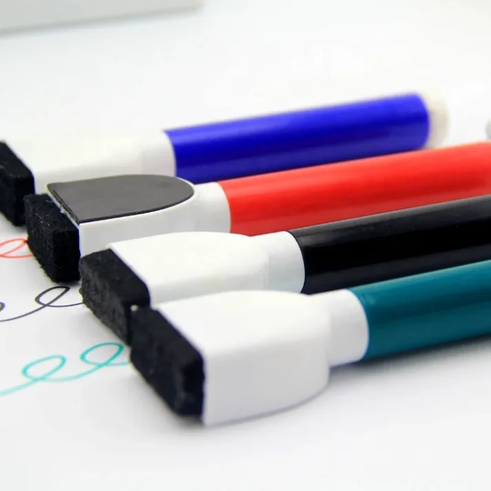A colorful set of markers for artistic use.