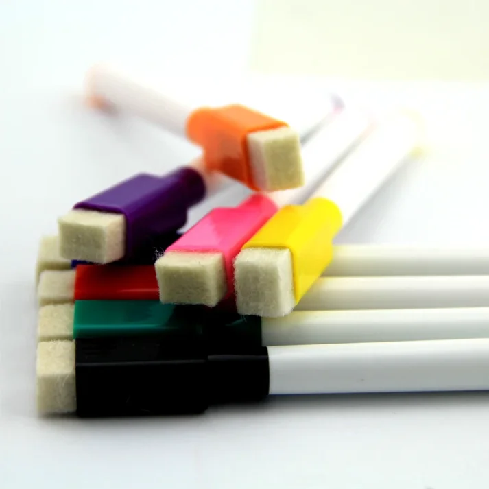 A colorful collection of markers for creative projects.