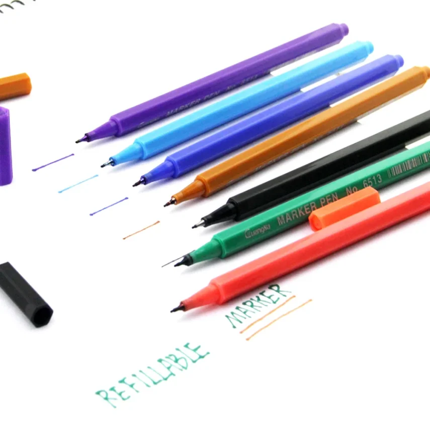 Modern design featuring marker strokes