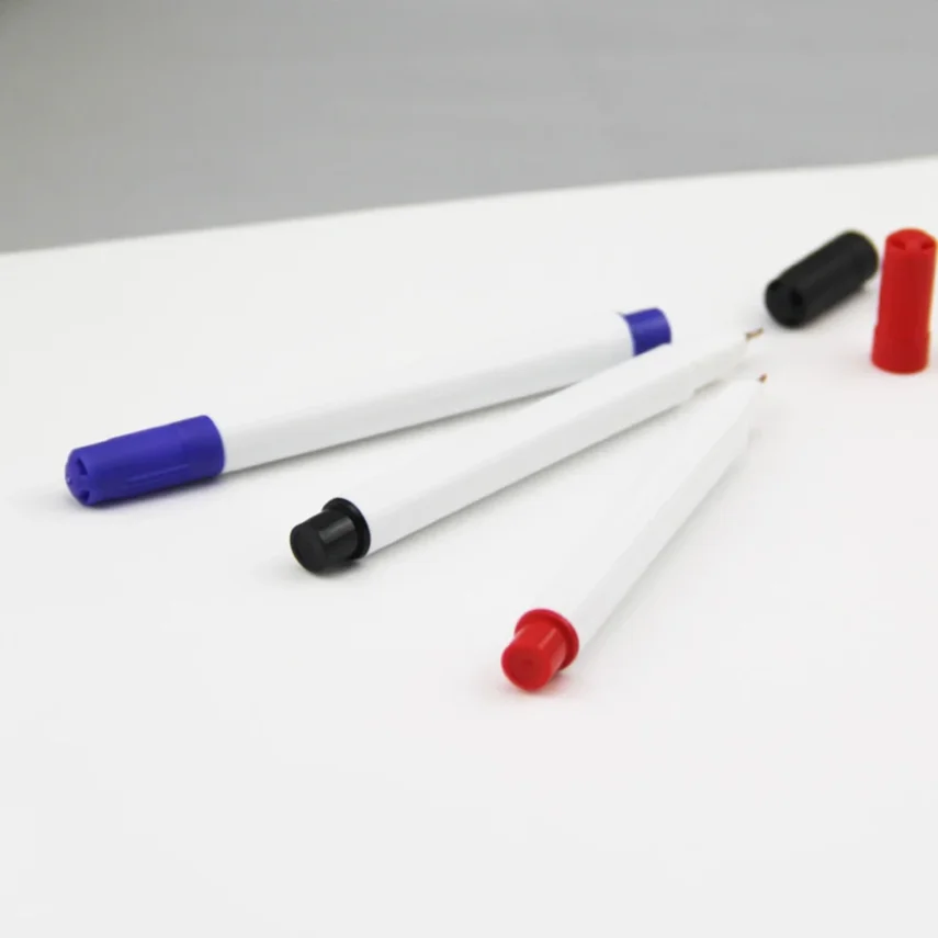 A collection of colorful marker pens for creative projects