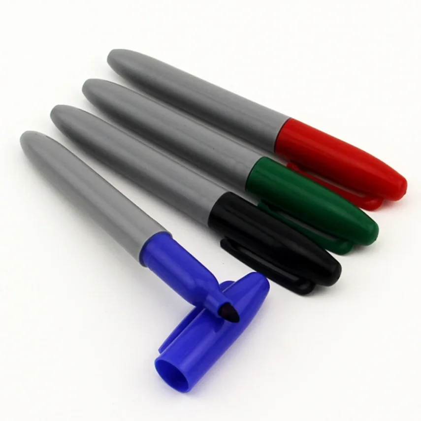Assortment of art markers in various colors