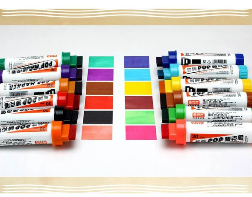 Dual-tip marker set for versatile art applications
