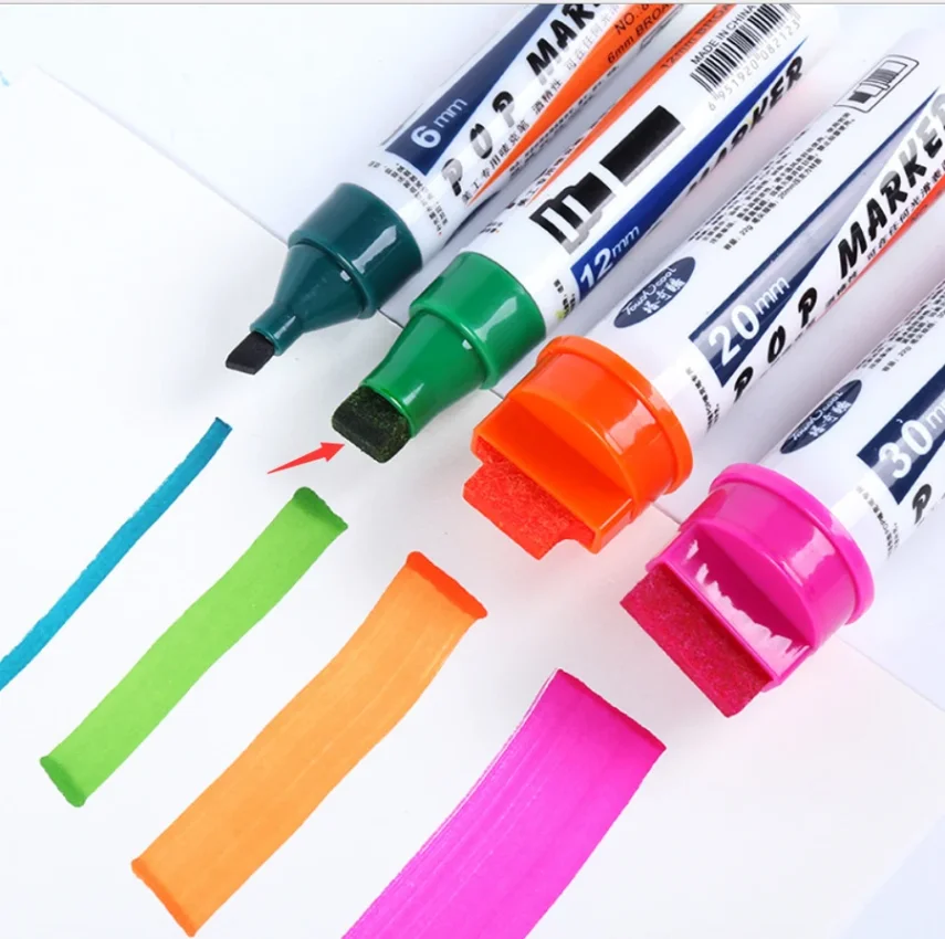 High-quality marker pens for design and creative work