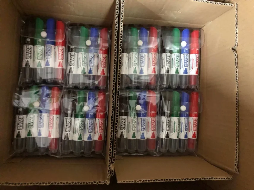 A set of premium-quality marker pens for professional use.
