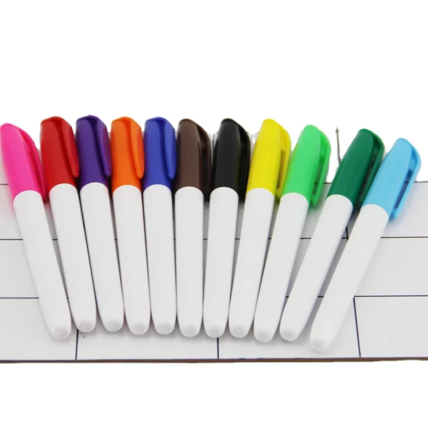 Art supplies marker set with vibrant colors for artists