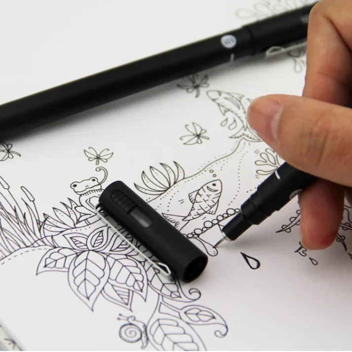 High-quality marker pens for design and art projects.
