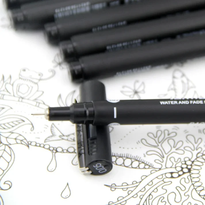 A collection of art markers ideal for sketching and drawing.
