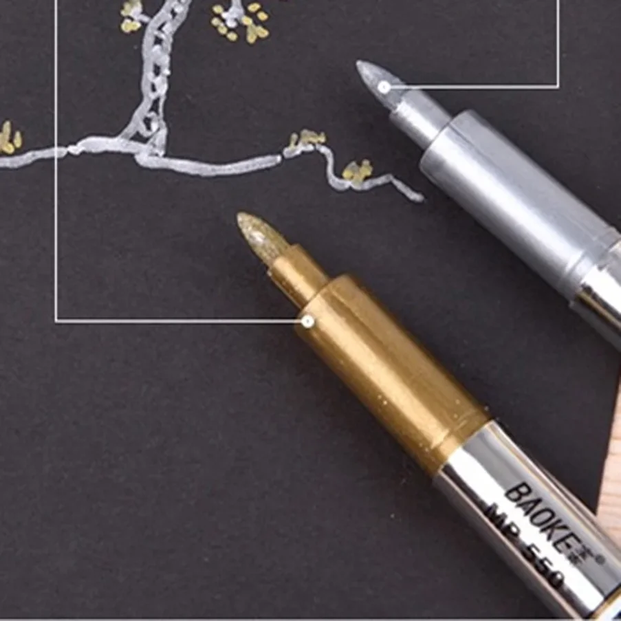 Collection of art markers ideal for sketching and coloring