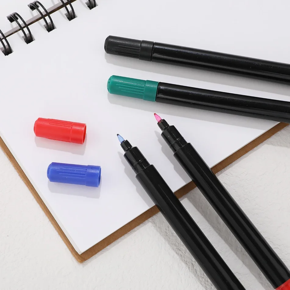 A pack of colorful markers for drawing and coloring.