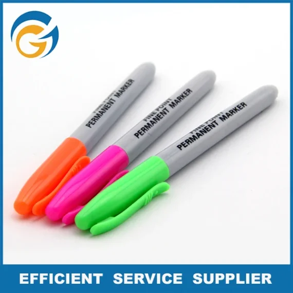 Assortment of marker pens in various colors