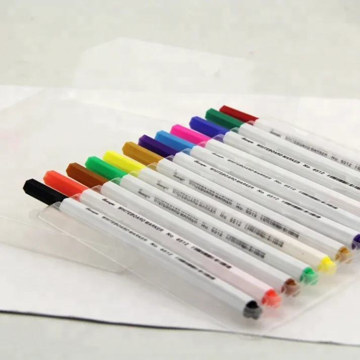 A collection of art markers in various colors for professional use.