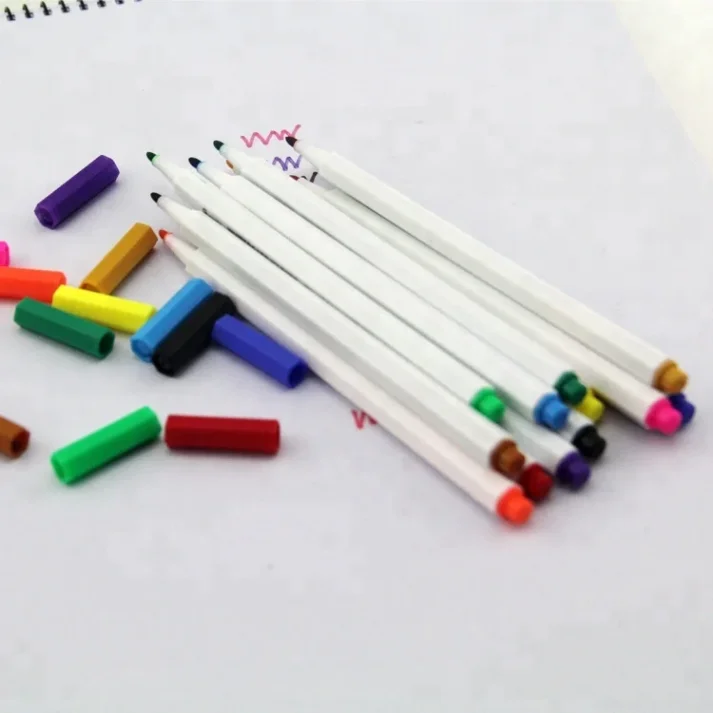 Creative marker pens for sketching and coloring projects.