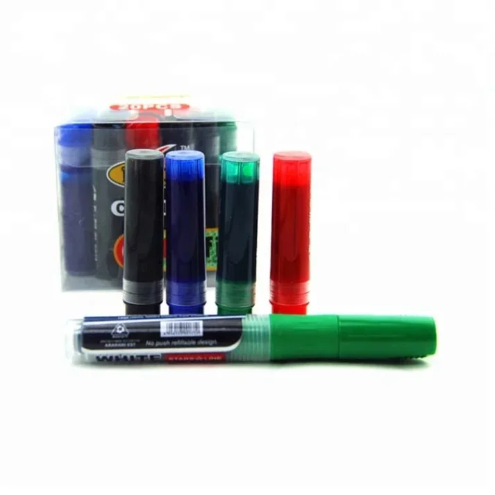 Set of colorful marker pens for art and design