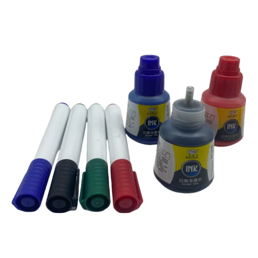 An assortment of design markers for sketching.