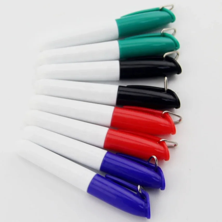 Set of colorful marker pen designs for creative projects.