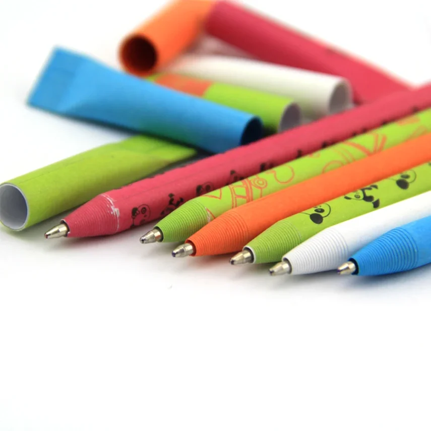 High-quality marker pens in a row