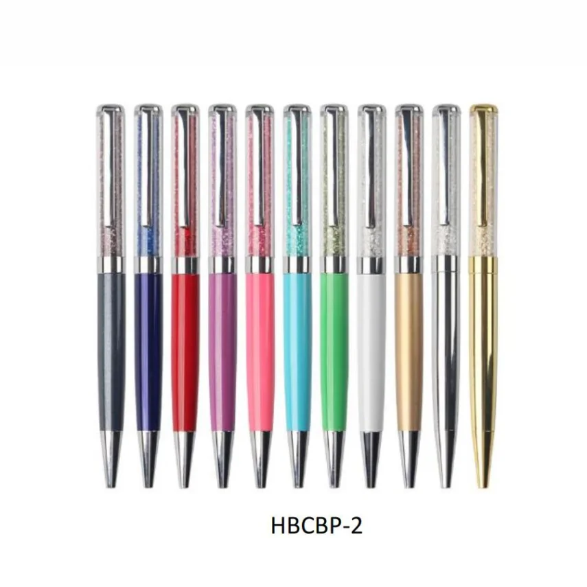 Art supplies including a set of colorful marker pens