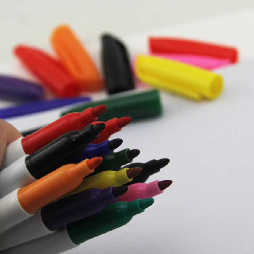 Colorful art markers for vibrant designs