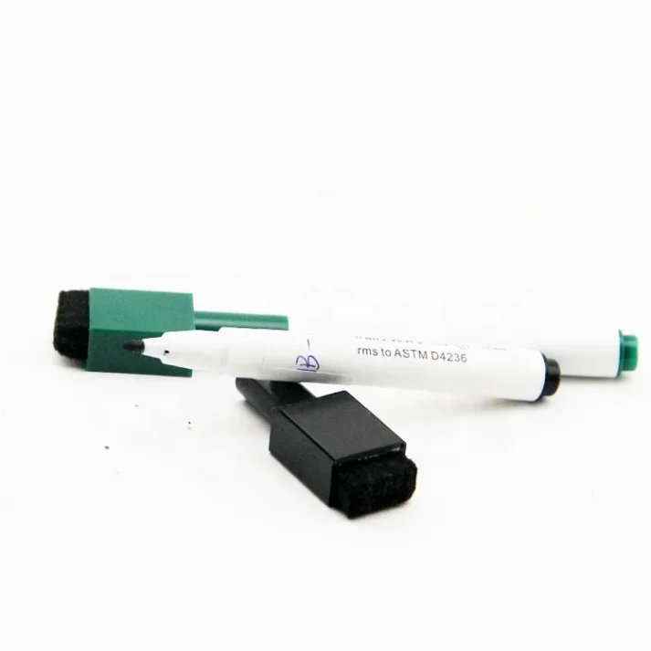 Collection of art markers in assorted colors.