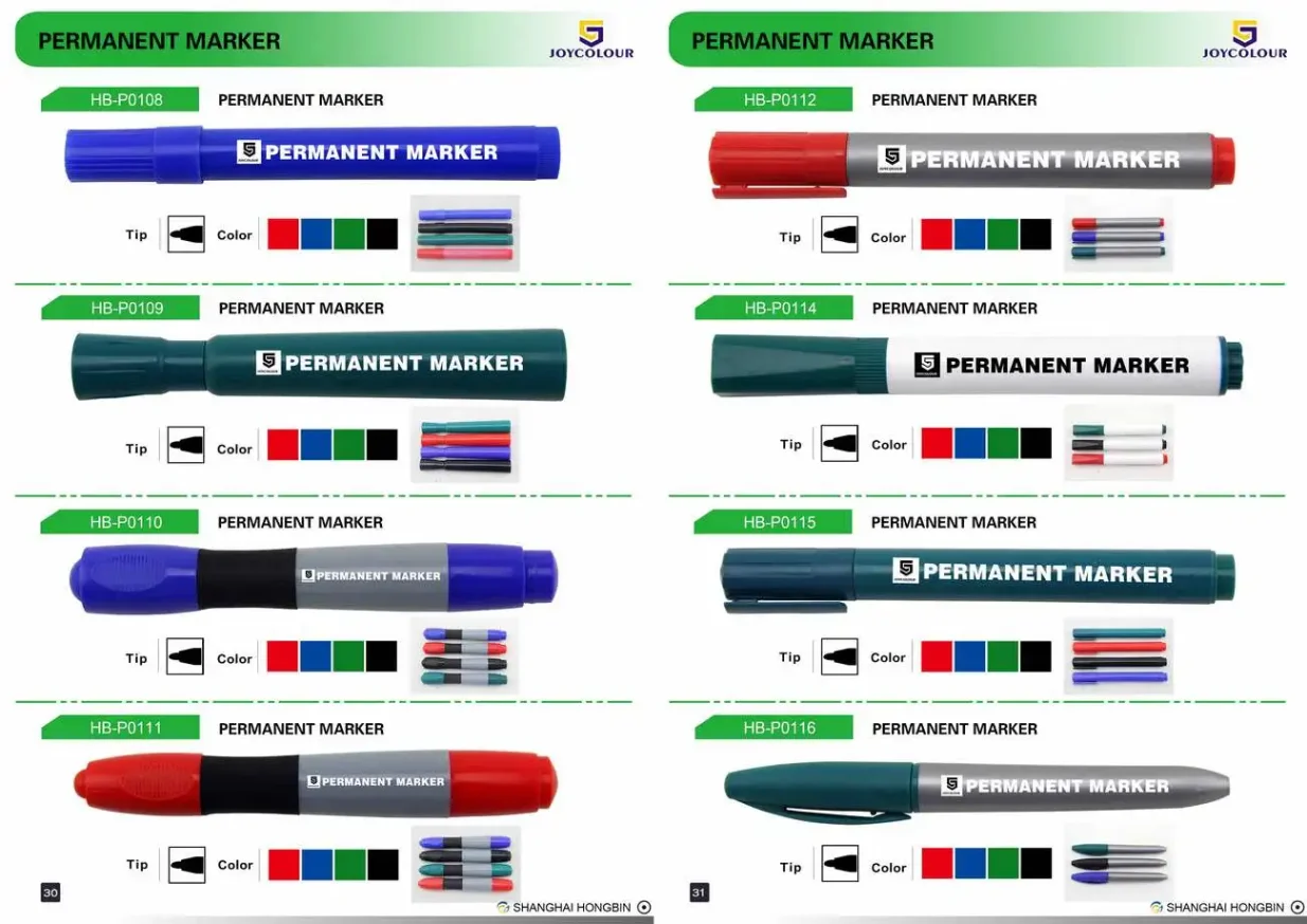 Design-focused marker pens for precision work.