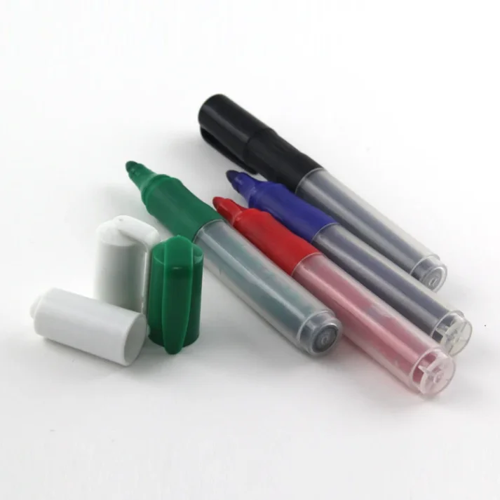 A set of colorful marker pens for artistic and creative use.