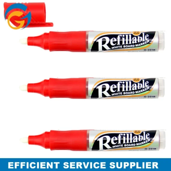 High-quality marker pens in assorted colors.