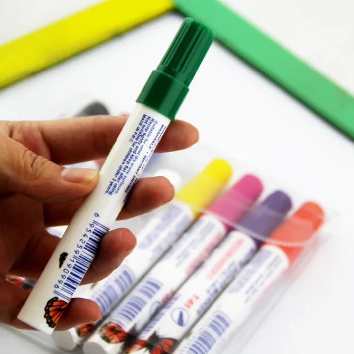 Collection of art markers in various colors