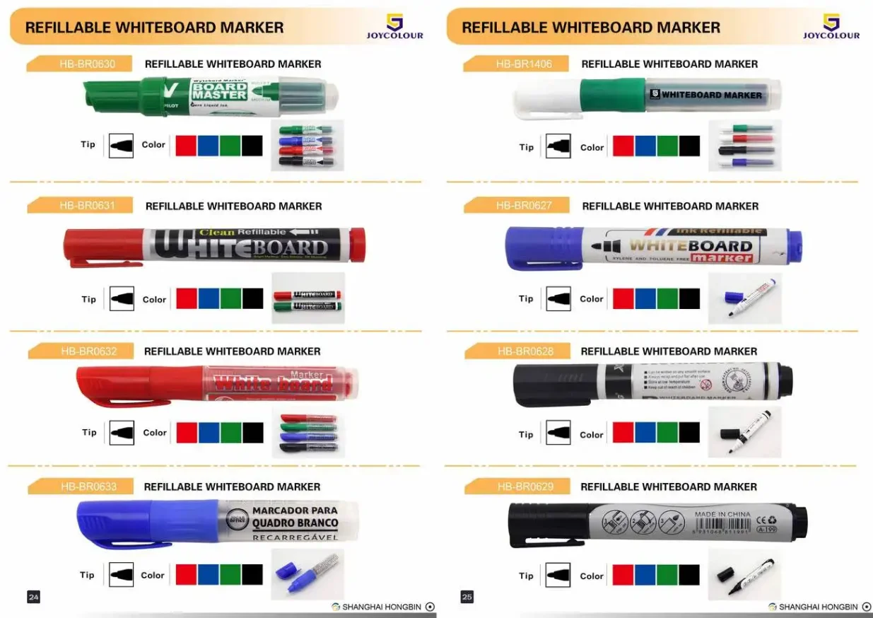 Creative markers set for drawing and coloring