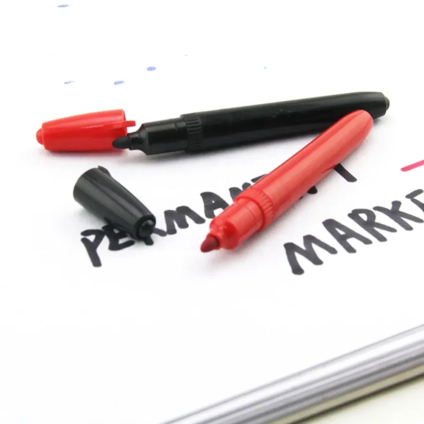 A set of colorful marker pens for artistic use.