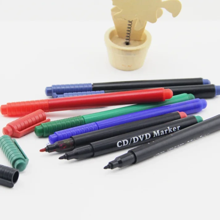 A set of colorful marker pens for design and artwork.