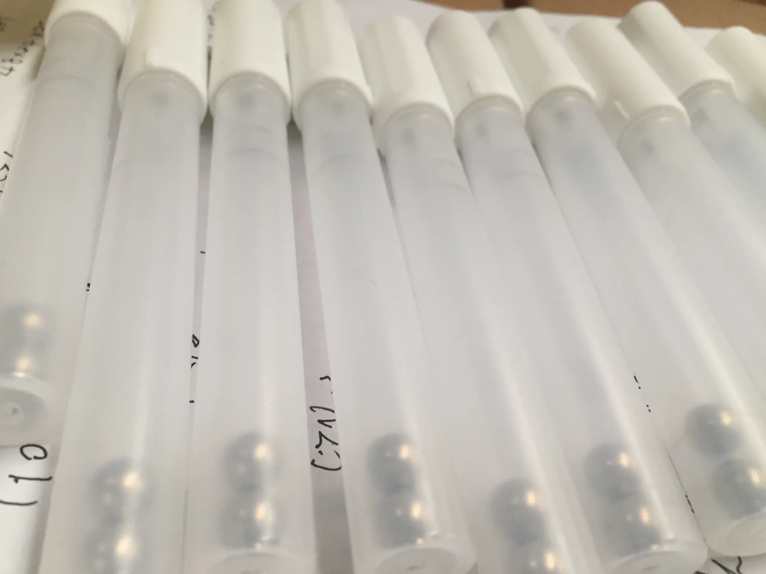 Scaled design of marker pens for display.