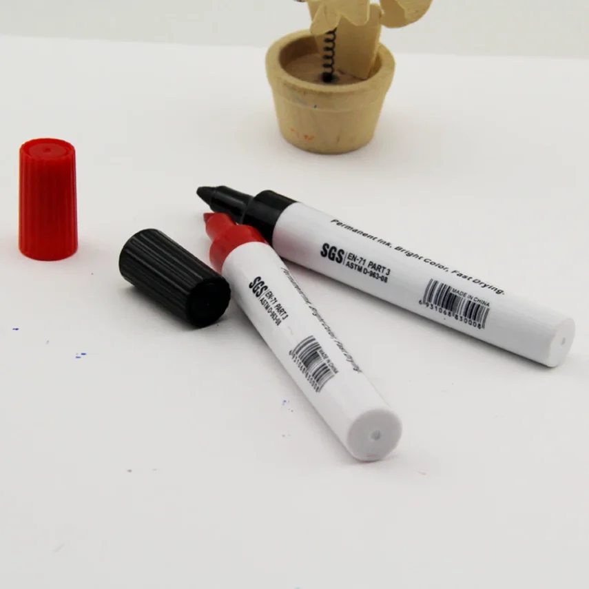 A complete set of art supplies including marker pens