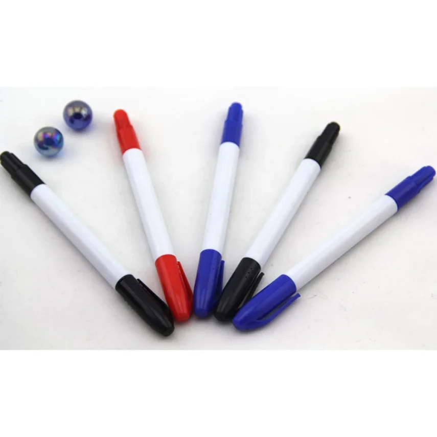 Set of colorful marker pen designs for creative projects.
