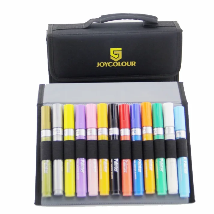 Assorted color marker pen set for art and sketching