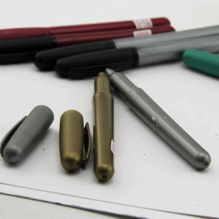 Professional marker pens for detailed artwork