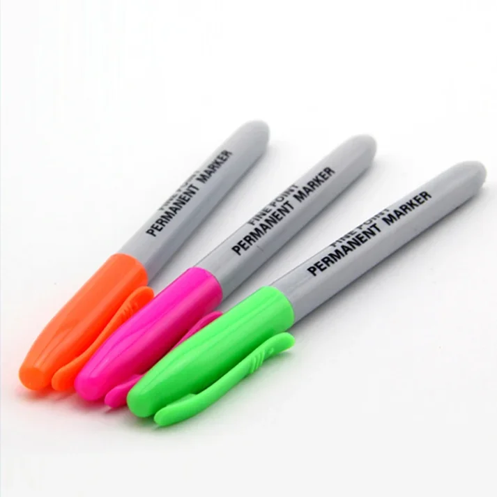 A set of colorful marker pens for artistic and creative use.
