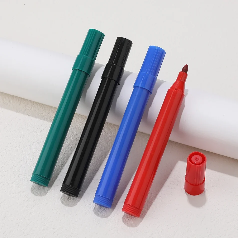 A collection of marker pens in assorted colors.