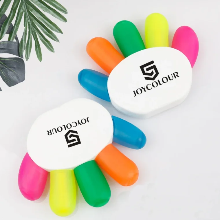 Wholesale Palm Shaped 5-in-1 Highlighter Pen | Factory Supplier