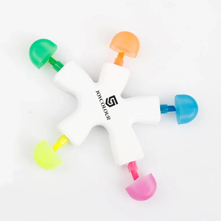 Wholesale 5-in-1 Customizable Highlighter Pen Set - Factory Direct