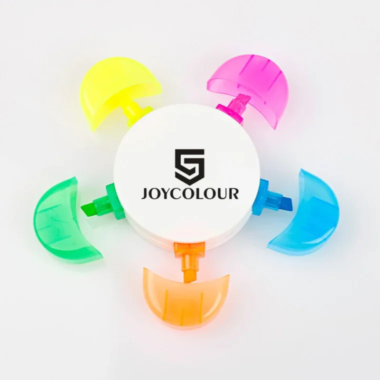 Wholesale Flower Shaped 5-in-1 Highlighter Pen - Factory Direct