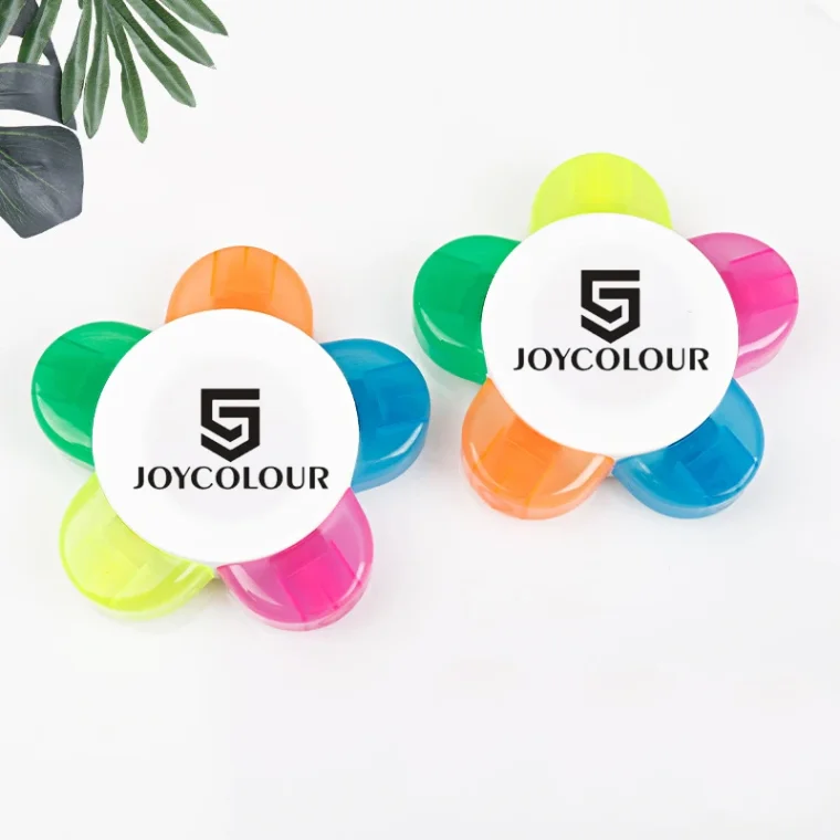 Wholesale Flower Shaped 5-in-1 Highlighter Pen - Factory Direct