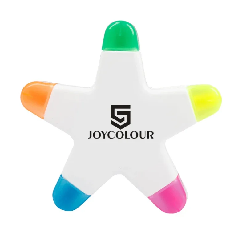 Wholesale Custom 5-in-1 Star Highlighter Pen | Factory Supplier