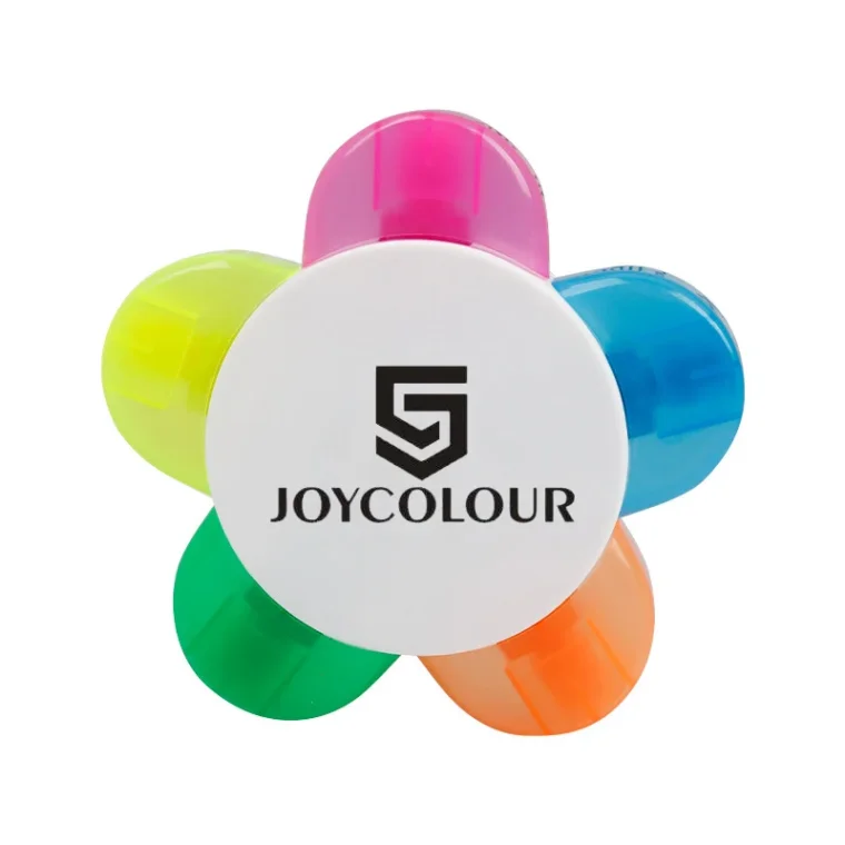 Wholesale Flower Shaped 5-in-1 Highlighter Pen - Factory Direct