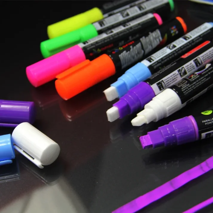 A colorful set of markers for artistic use.
