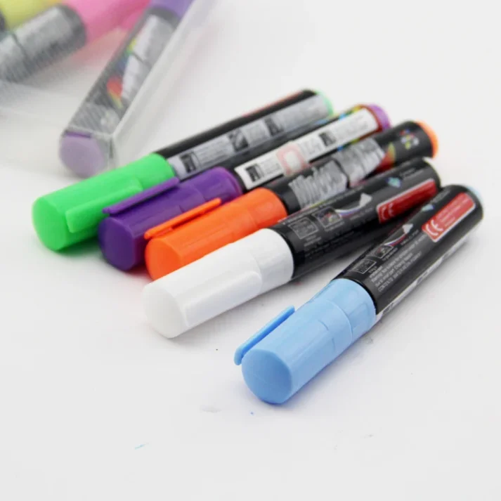 A colorful set of markers for artists.