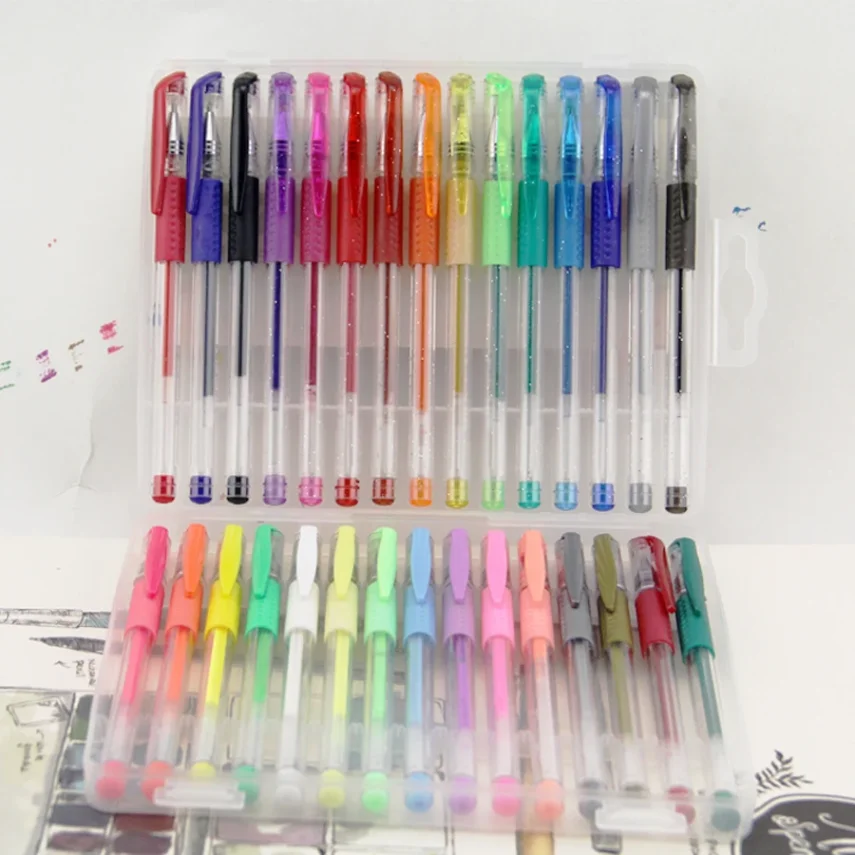 Set of colorful marker pens for design and artwork.